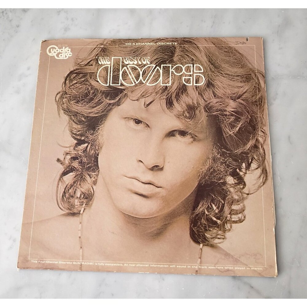 The Doors The Best Of The Doors LP Vinyl Record Quadra Disc EQ-5035 1973